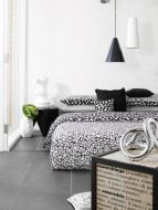 KING Bed Quilt Cover Set with Euros Luxury Cotton Sateen 360TC Carre
