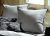 Linen House Loch Charcoal King Bed Quilt Cover Set 8 piece package euros cushion covers and throw