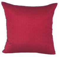 Linen House SILK CUSHION COVER RED 43X43 New
