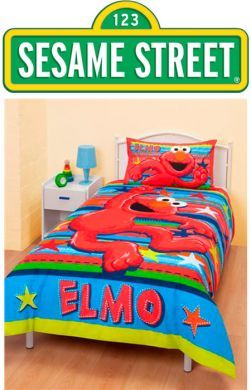 Quilt Cover Set Elmo Licensed Product Bonus Pillowcase