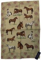 ULSTER WEAVERS Linen Tea Towel HORSES 51x75cm NEW