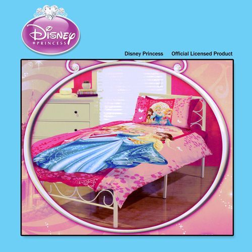 Quilt Cover Set Girls Princess Cinderella Sleeping Beauty 