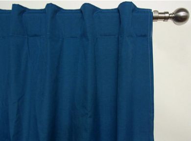 Ready Made Blockout Curtain Concealed Tab Top teal 2x110x221cm Benjamin James Samantha's range