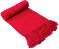 SOFT BOUCLE THROW RUG CHILLI New